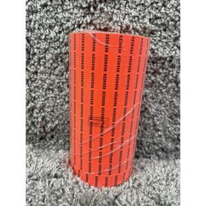 Flourescent Orange With Black Reduced Labels 10 Pack New